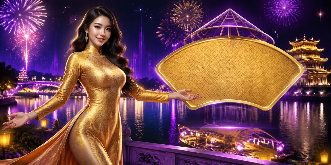 Người phụ nữ trong trang phục áo dài đọc phân tích kèo trên điện thoại tại Huế