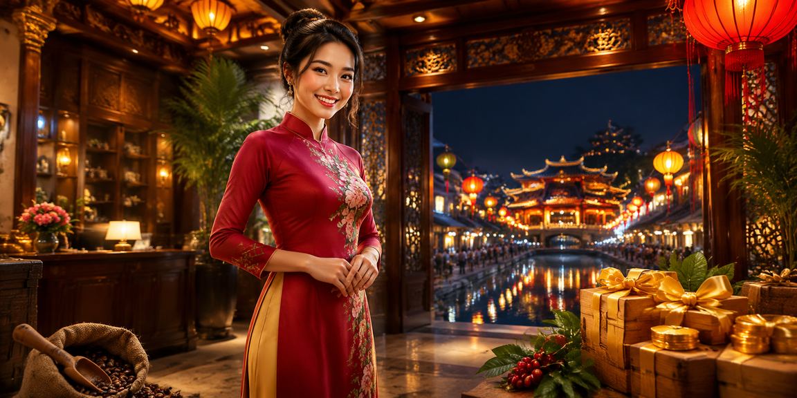 Người dùng tại Huế xem khuyến mãi casino trên ứng dụng di động trong quán cà phê